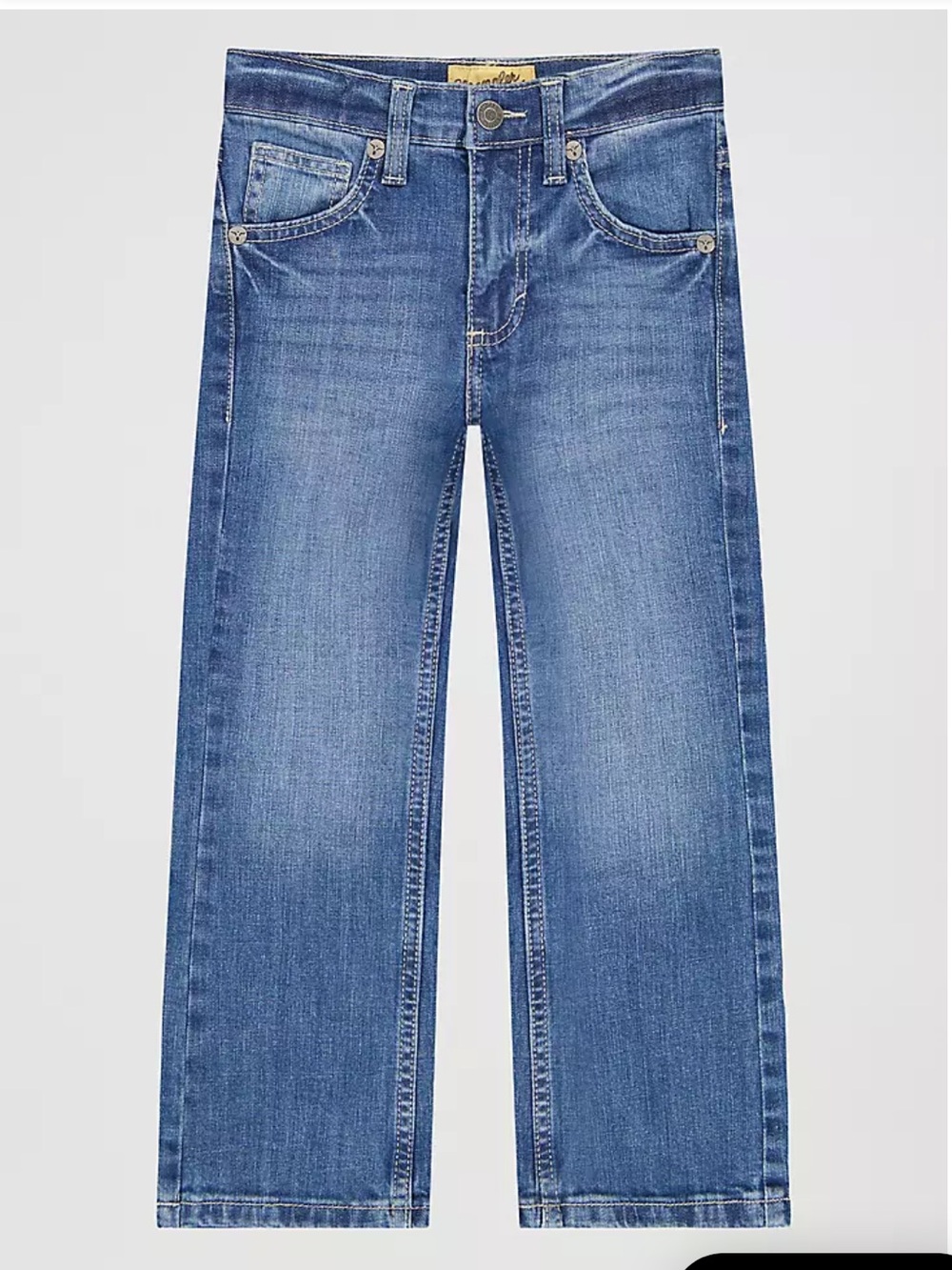 Wrangler 20x Boys Blue Bootcut Jeans, size 14